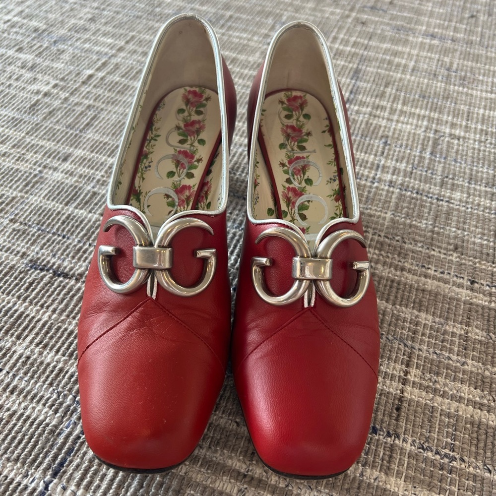 GUCCI HIGH HEALED LOAFERS